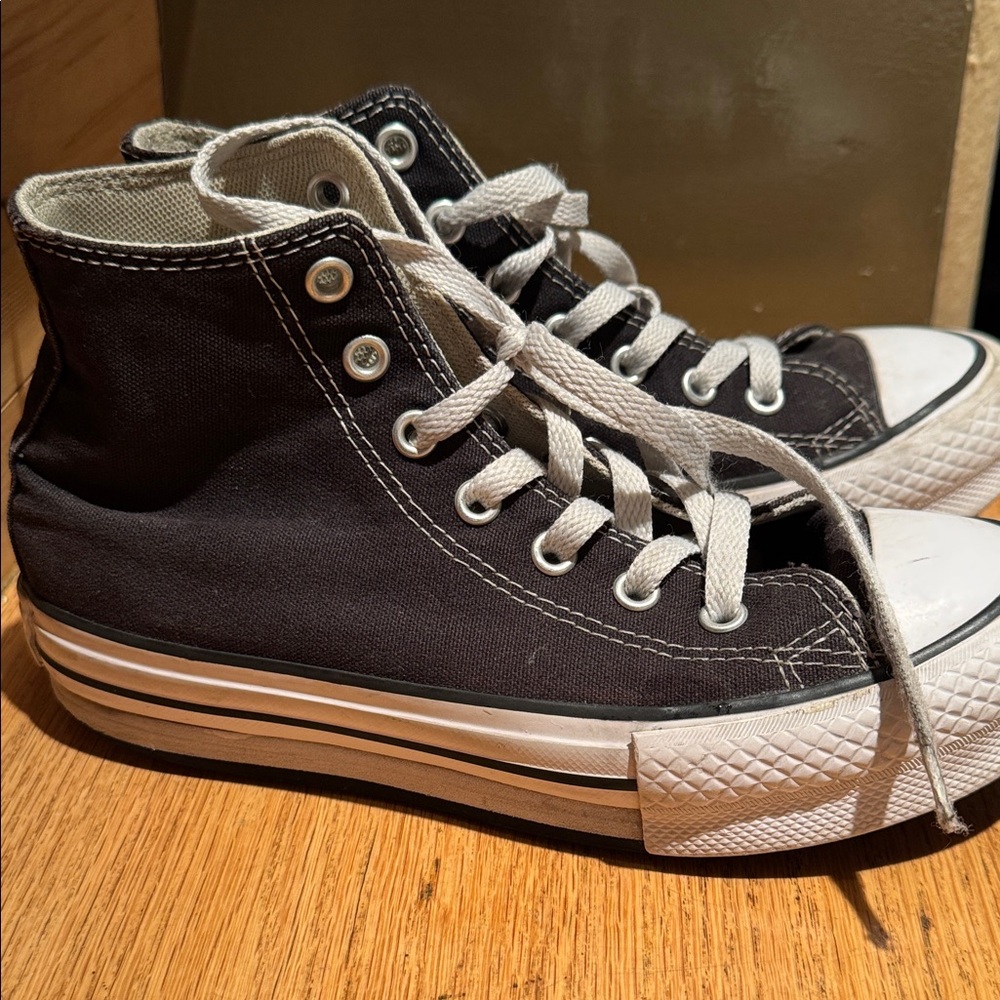 Converse Black and White Kids Sneakers